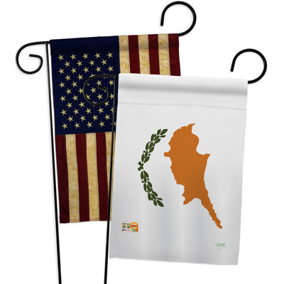 Double Sided 18.5'' H x 13'' W Polyester Garden Flag