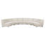 Canapé modulaire rembourré 8 pièces Sycamore Ivory