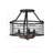 Elk 3-Light 14" Caged Farmhouse Semi Flush Mount