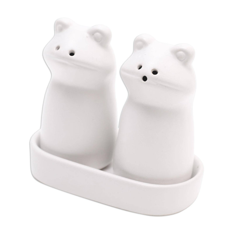 Ensemble salière et poivrière Nahje, Blanc