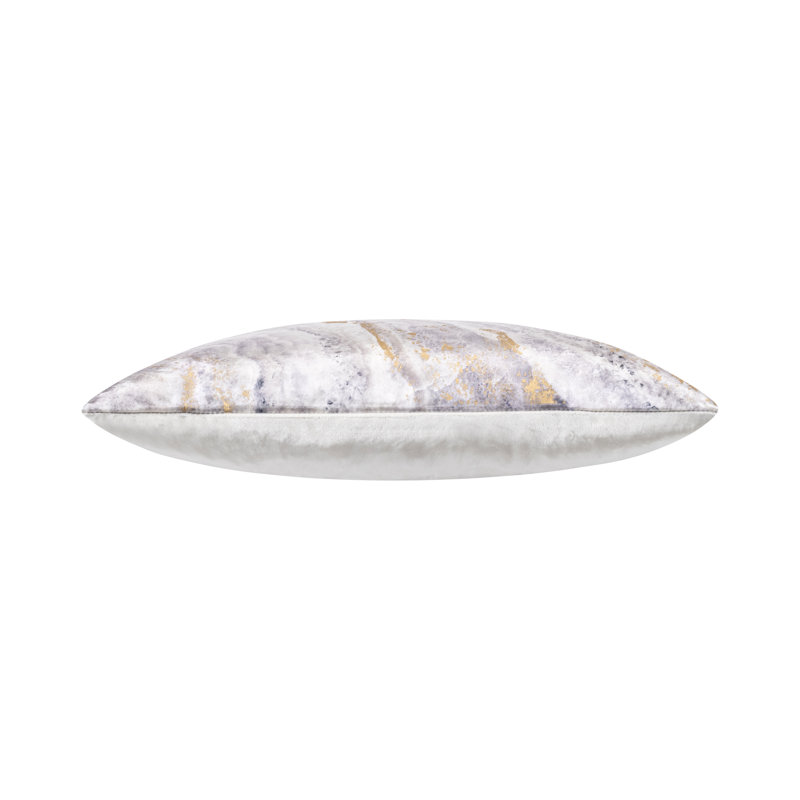 Abstract Feather Reversible Throw Pillow
