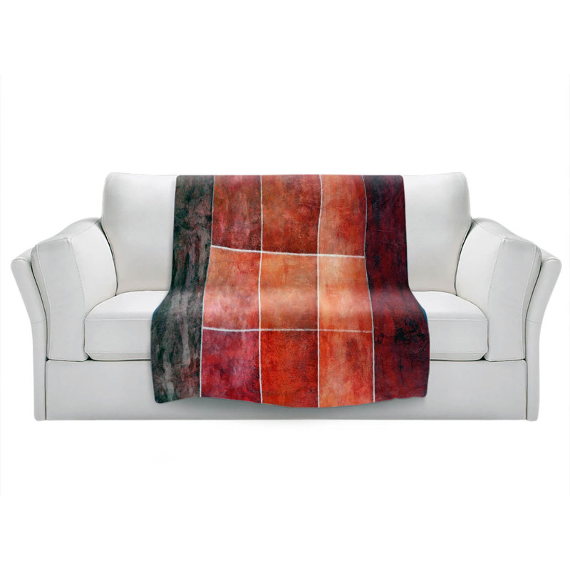 Hand Woven Throw Blanket, 51" x 60"