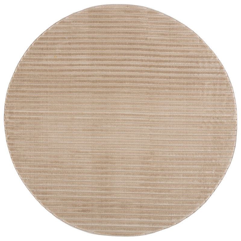 Selena 682 Performance Geometric Shapes Rug, 6'-7" X 6'-7" Round