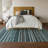 Premium Machine Washable Cerrito AMF598 Teal Rug-105149508