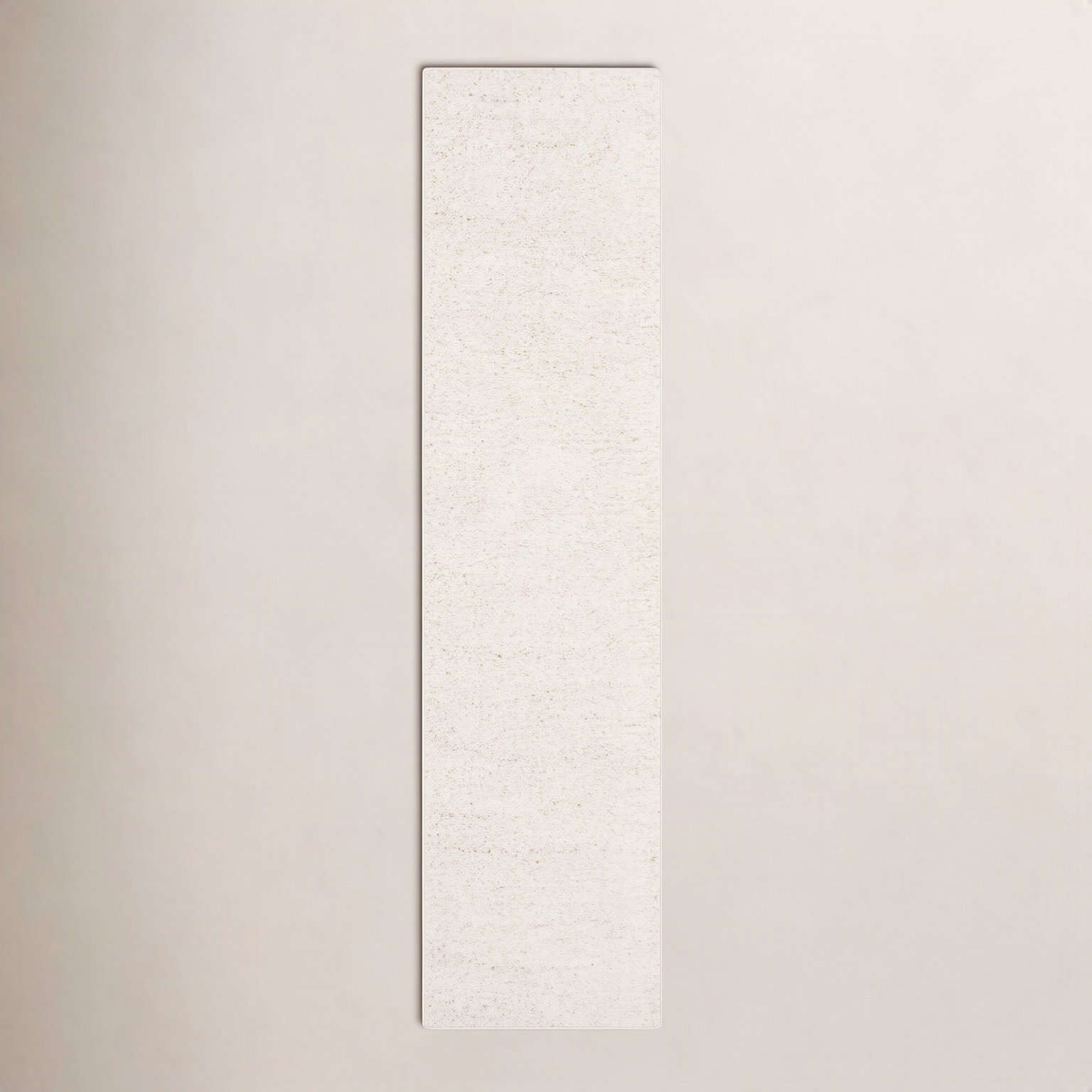 Ivory Shag Rug, Runner 2' x 6'
