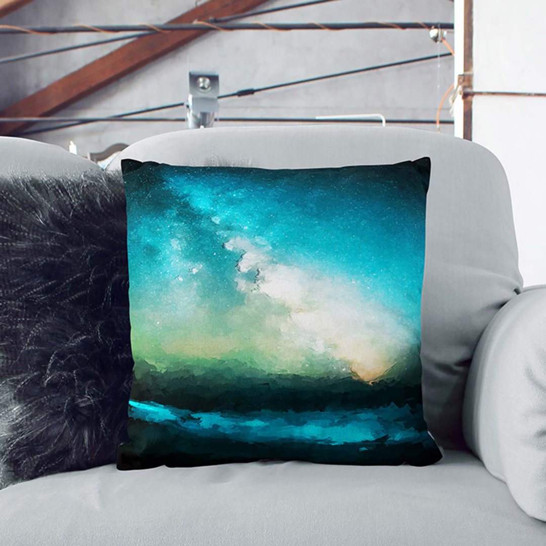 Stars Above Hawaii in Abstract Cushion with Filling