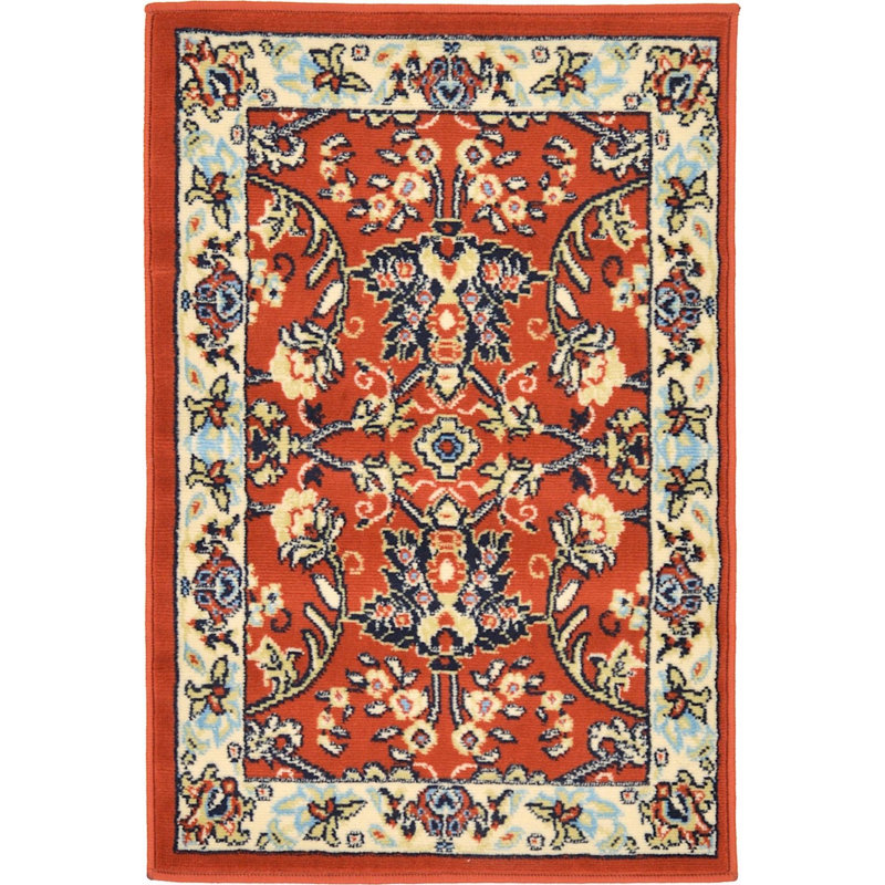 Zayandeh Oriental Indoor Rug, Rectangle 2'2" x 3'