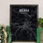 Bern City Map - No Frame Print-952554053