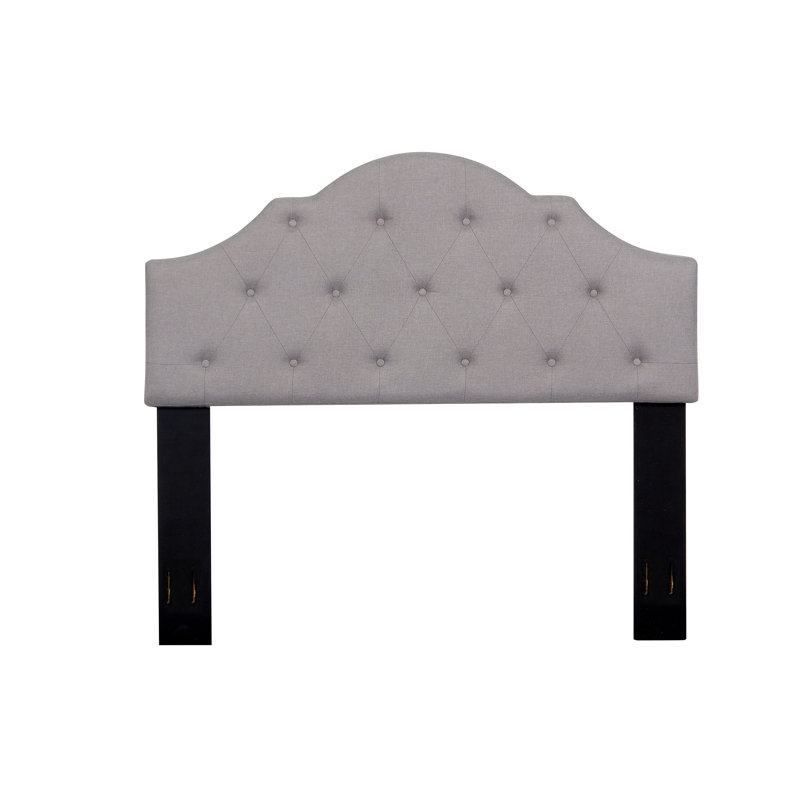 Tête de lit tapissier Marazi, Brun pâle, Double