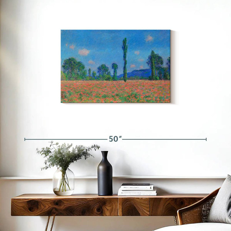 Alvord, champ de coquelicots, Giverny, 1891, H 20 po x l 30 po