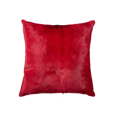 Cowhide Throw Pillow