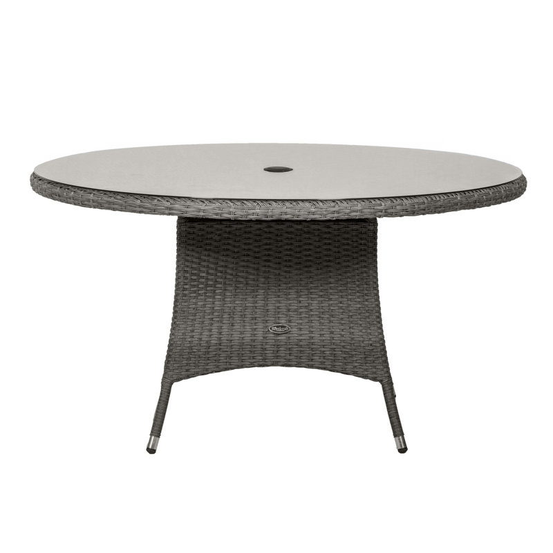PARIS 6 Seater Round Carver Dining Set 140cm Table with 6 Imperial Chairs including Cushions
