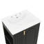 Meuble-lavabo de 24 po avec lavabo - Comprend une armoire avec tablette de porte et un espace de rangement latéral ouvert-2001256437