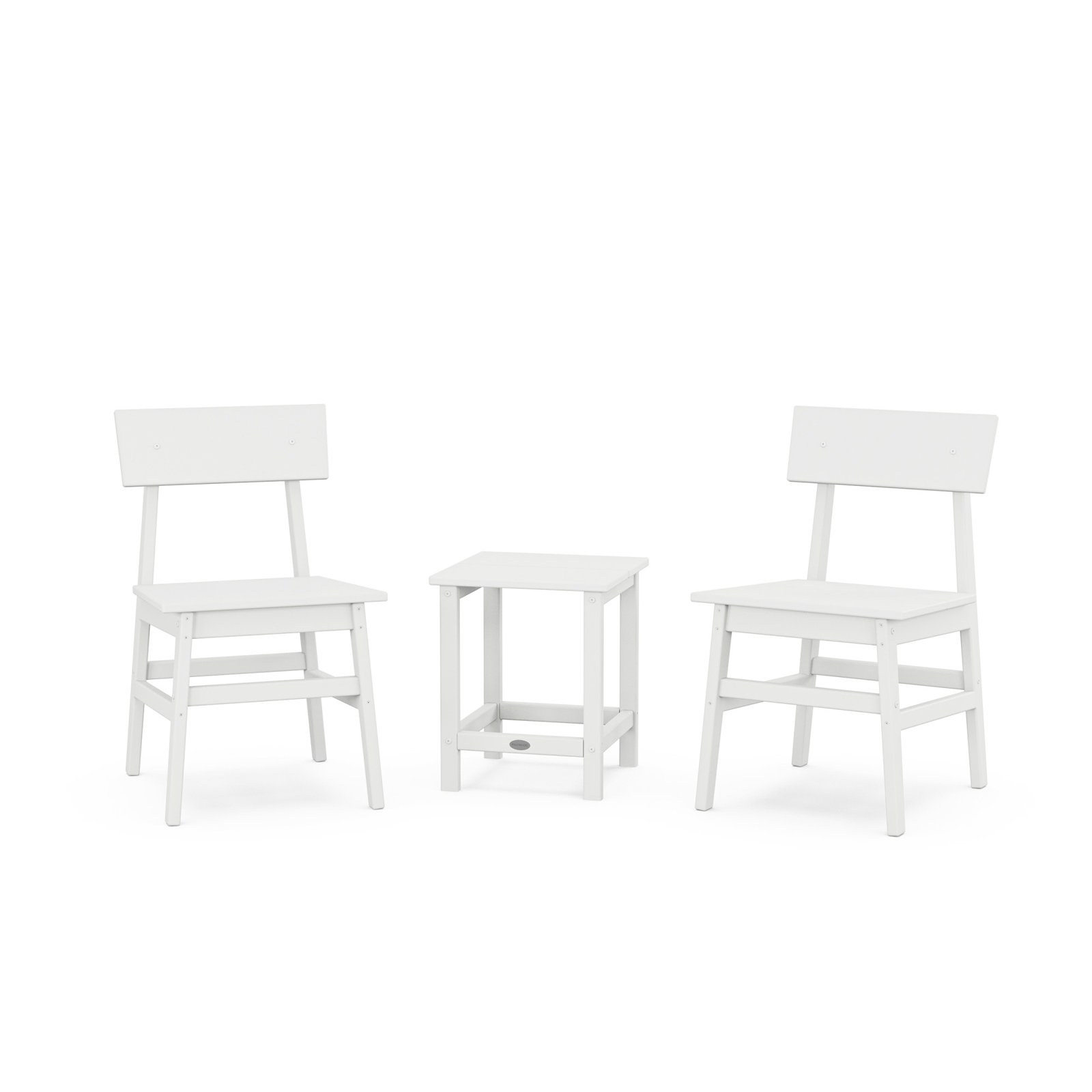 POLYWOOD® 2-Person Patio Seating Group, White