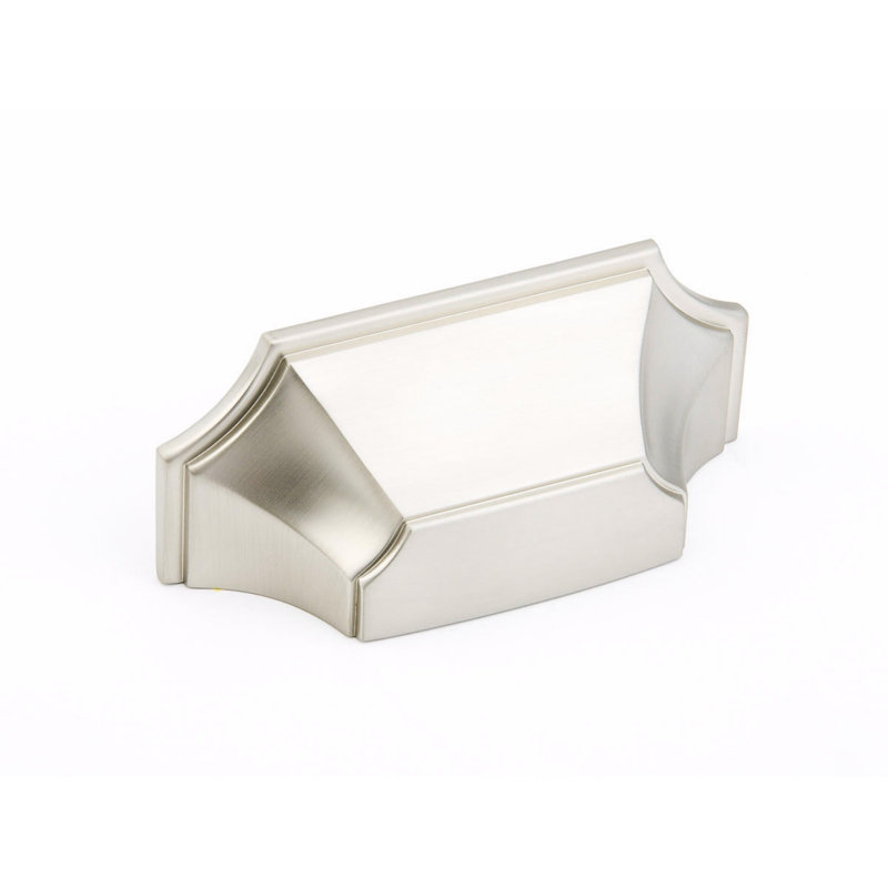 Empire Cup / Bin Pull, Satin Nickel