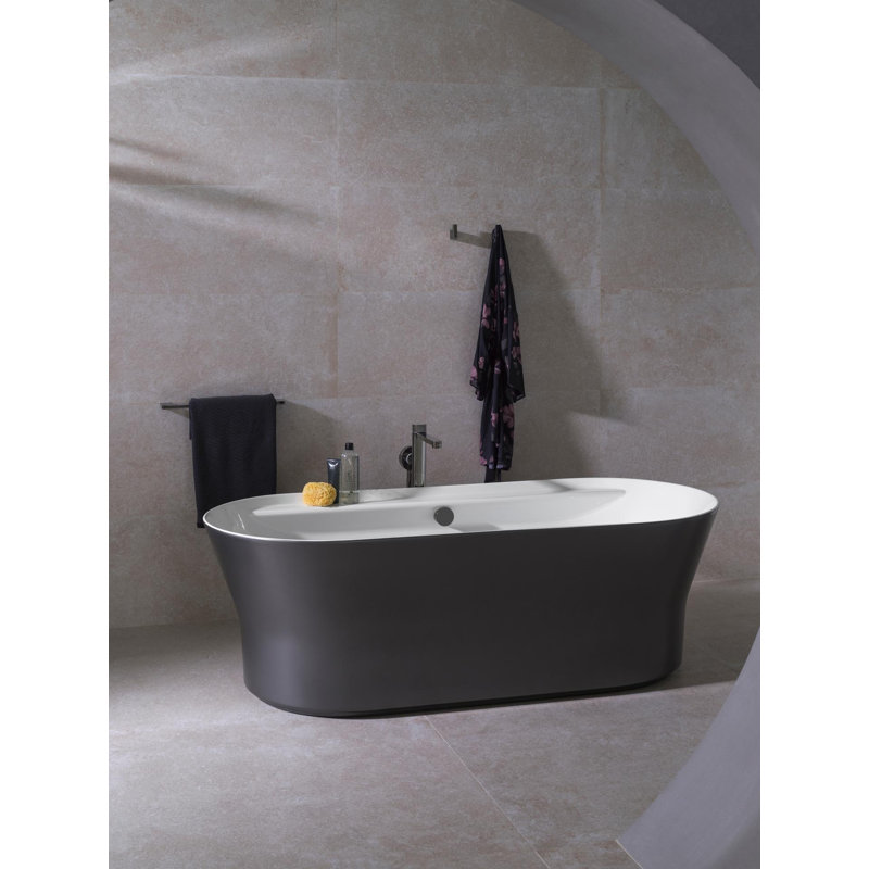 Urban-C Wall Mounted Towel Bar, Matte Black