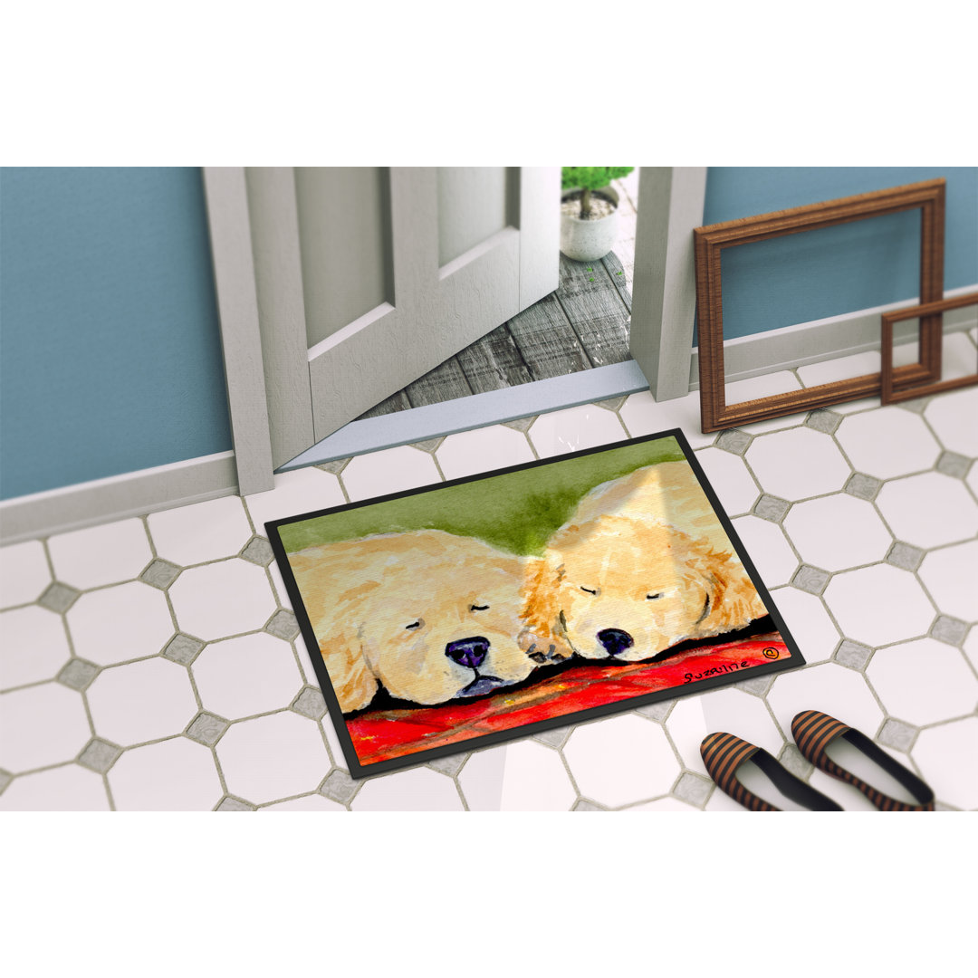 Thatch Golden Retriever Non-Slip Indoor Door Mat Winston Porter Mat 