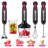 LINKChef 1000W Immersion Blender, 20-Speed Handheld Stick Blender with 5-in-1 Attachments, Black