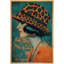 Élégance léopard orange, chapeau, dame, mode, BCBG, décoration de chambre, impression sur toile encadrée-107907856-107907854