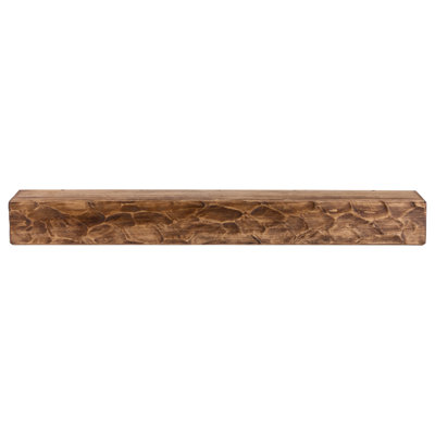 Tablette de manteau de cheminée Rough Hewn