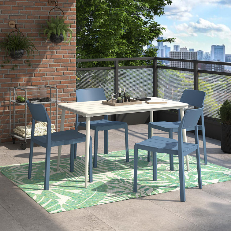 Chandler 4 - Person Patio Dining Set with Rectangular Table