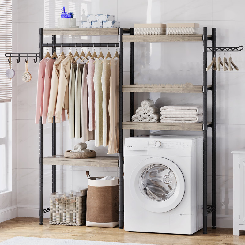 Metal Freestanding Drying Rack, 188 H × 150 W × 30.5 D (cm)