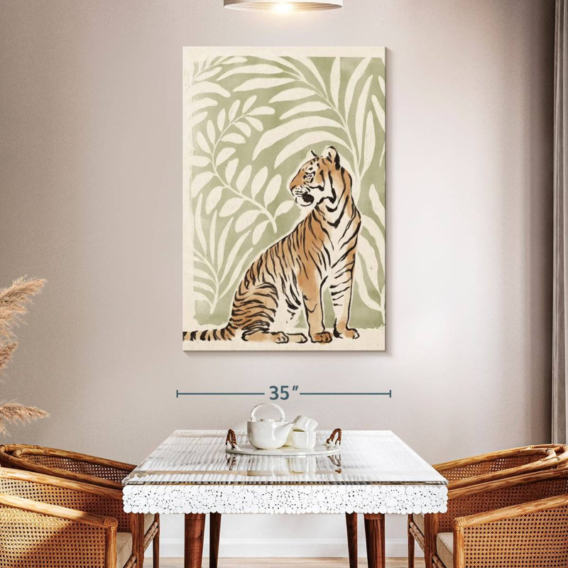 Brampt Jungle Cats II, H 51 po x l 34 po