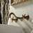 BathSelect Venice Classico Antique Brass Wall Mount Faucet