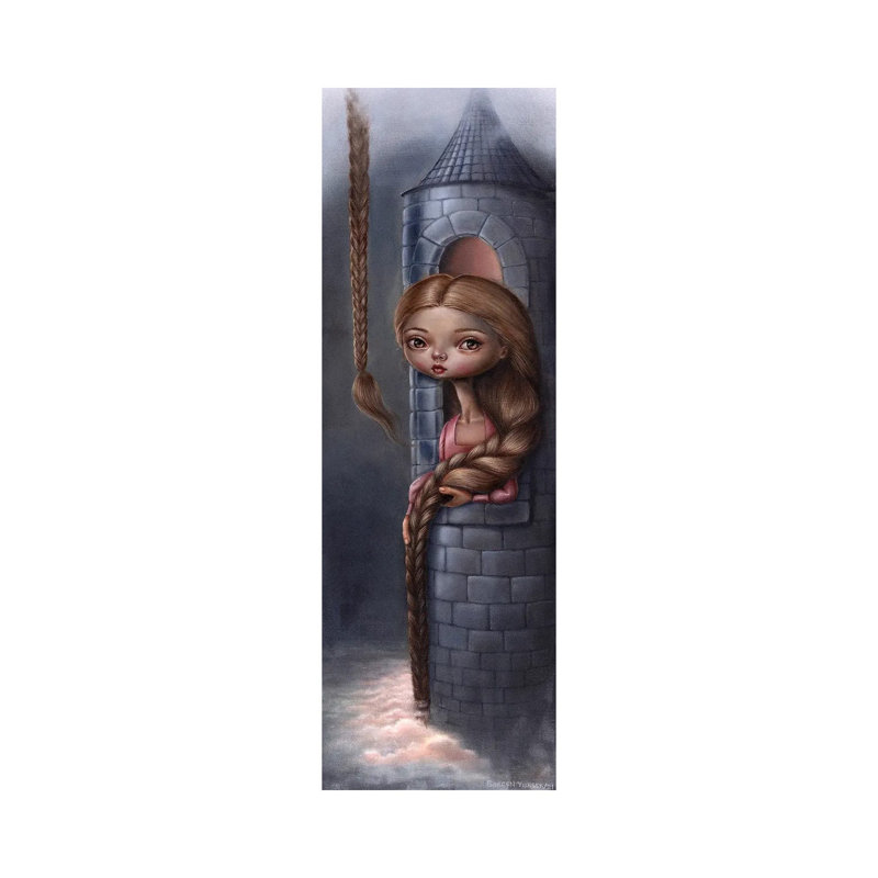 Rapunzel Babylon by Gokcen Yuksek - Wrapped Canvas Panoramic Print, 121.92 cm H x 40.64 cm W x 1.91 cm D