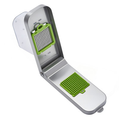 Vegetable Chopper Food Veggie Cutter 3 Stainless Onion Slicer With Container