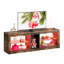 Meuble télé avec tablettes en verre Roika-850177226