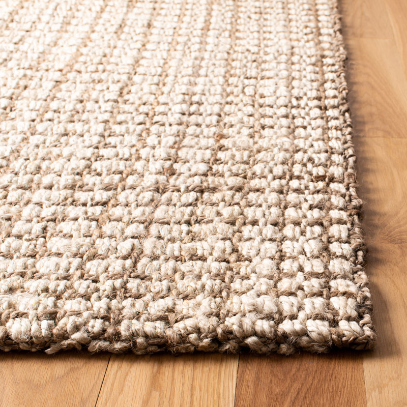 Tressie Hand-Woven Stain Resistant Jute Area Rug , Rectangle 8' x 10'