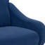 Ensemble de 2 fauteuils d'appoint rembourrés de style moderne Mid-Century de 28 po avec pieds en métal doré et argent et accoudoirs courbés pour salon, chambre à coucher et meuble-lavabo Aitana-1986493102-1986493100