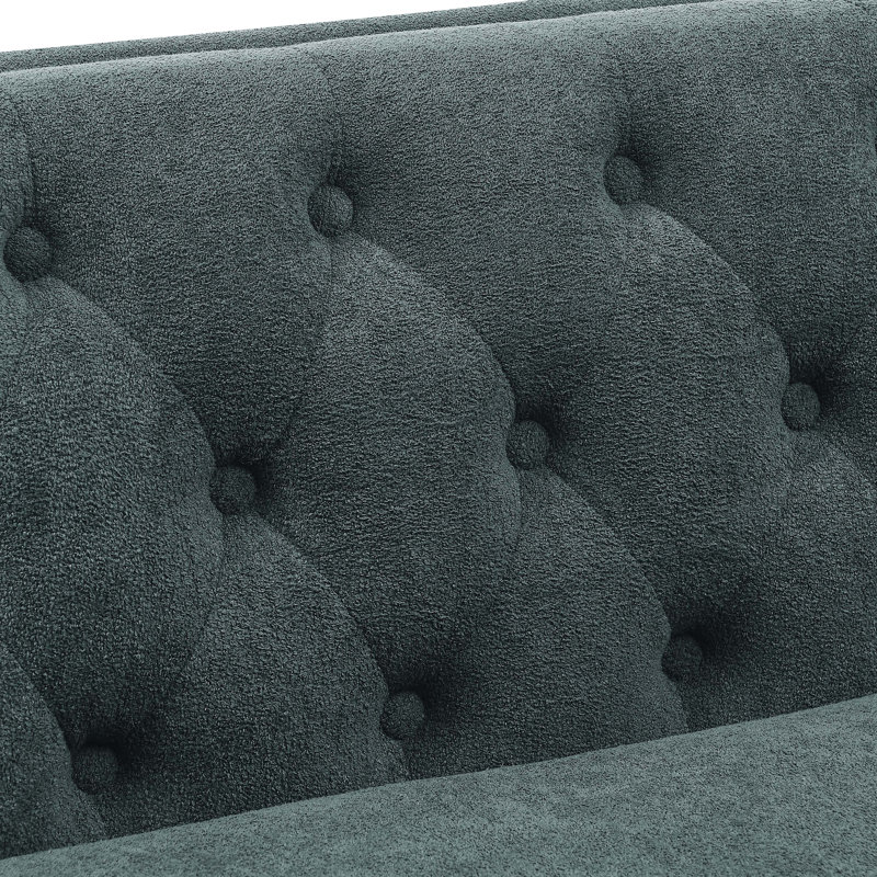 Canapé Devonaire, Mélange de polyester bleu