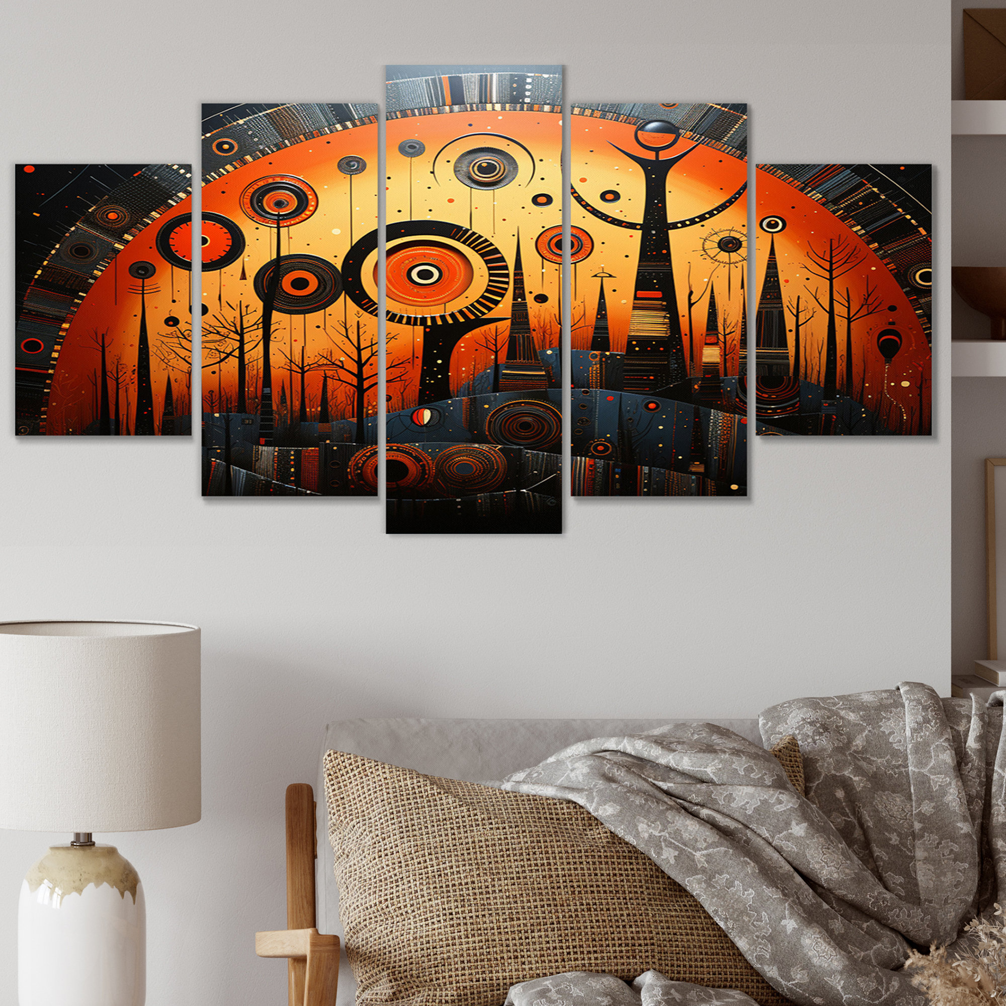 DesignArt African Tribal Rhythms III - African Tribal Metal Wall Art ...