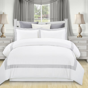 Modern & Contemporary Cotton Sateen Duvet Cover
