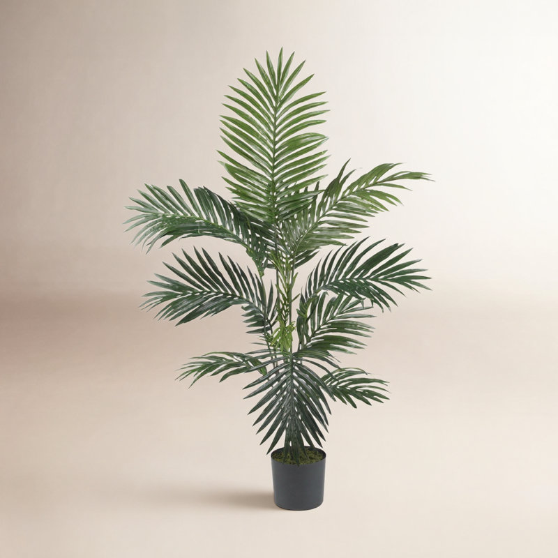 Palmier artificiel Callum en pot, H 48 po