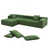 Chenille verte est en rupture de stock