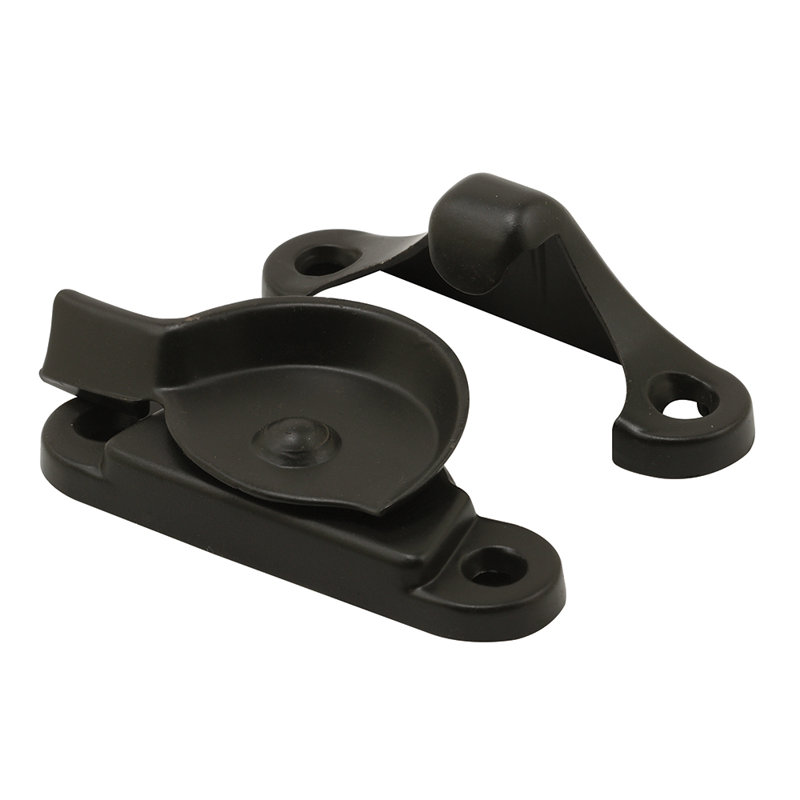 Bronze Diecast Keyless Window Sash Lock with Keeper