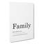 Definition Of Family - Wrapped Canvas Print-61883868