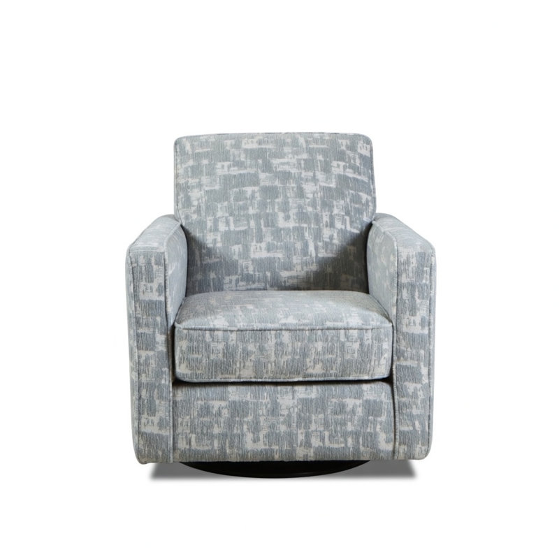 Fillmore Chambray Swivel Glider