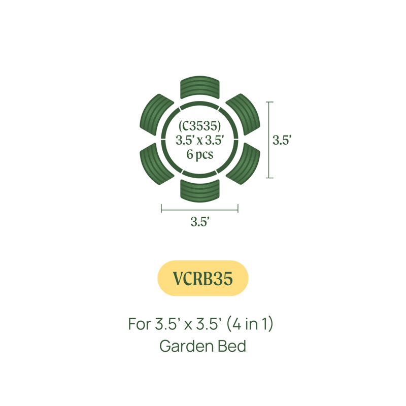Support à plantes, H 41 po x l 42 po x P 42 po