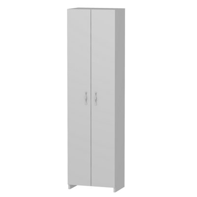 Mandy 2 Piece Plastic Single Storage Cabinet ( 182cm H x 49cm W x 30cm D)