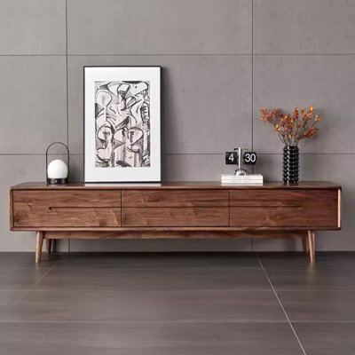 Console de télévision moderne au design minimaliste