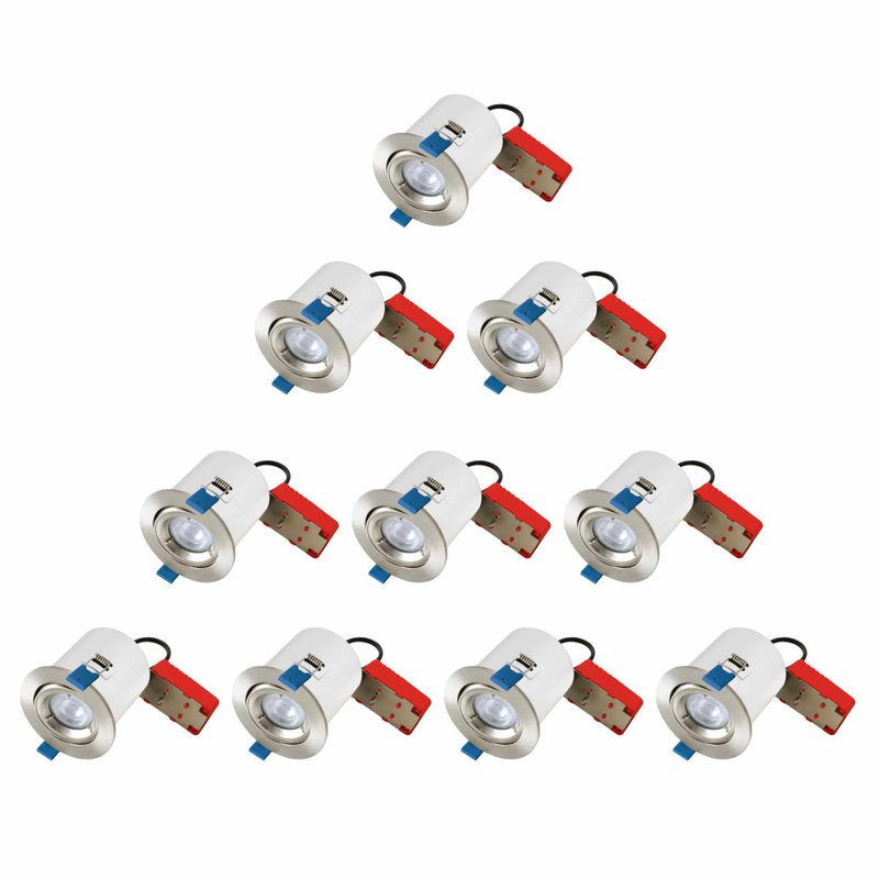 Zuzana 9.6cm Recessed Lighting Kit, Satin Chrome