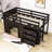 Gigel Kids Twin Loft Bed with Drawers-1887771780