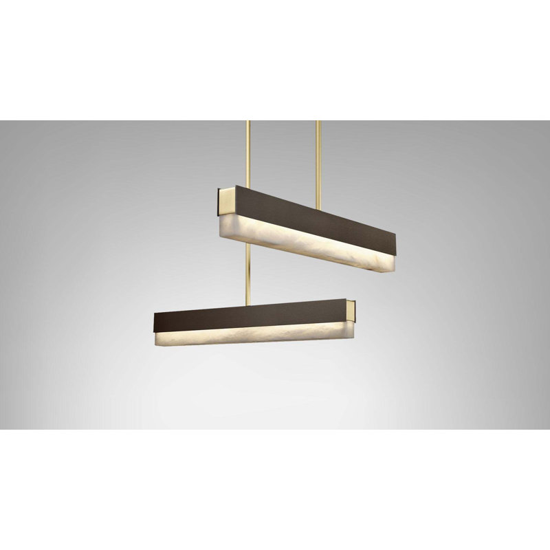 Artes 1 - Light LED Kitchen Island Pendant, Bronze