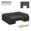 Grand canapé modulaire en U Seybert-101957200