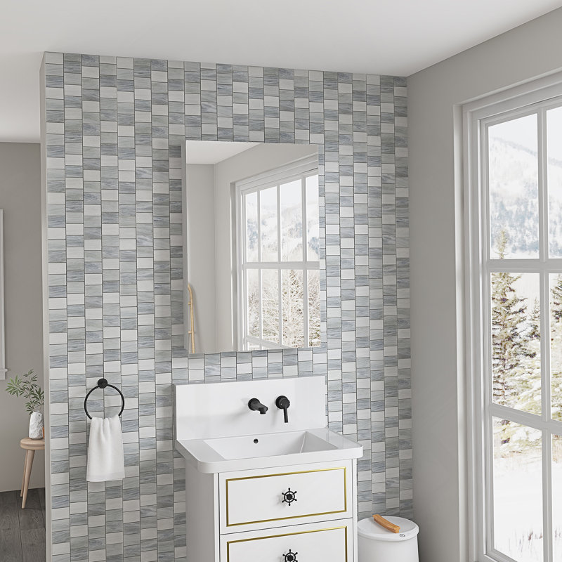 Armoire à pharmacie à surface sans miroir avec bords biseautés, porte à ouverture à gauche, idéale pour les salles de bain élégantes et organisées