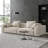 Beige Polyester 2 - Piece Living Room Set